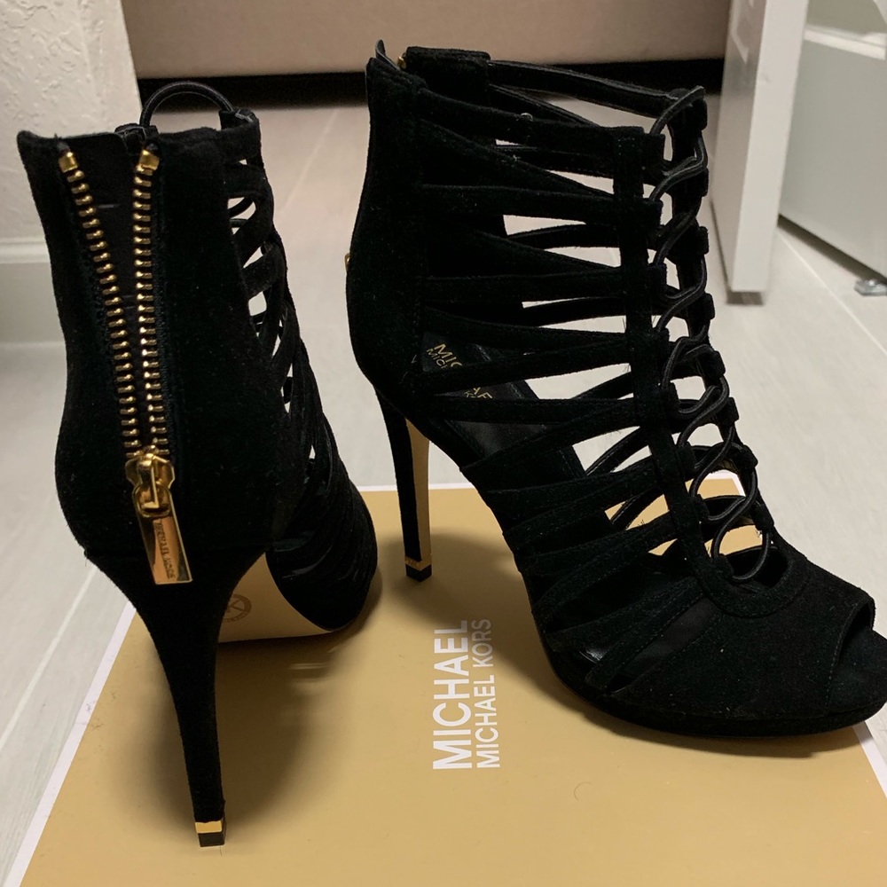 Michael Kors Clarissa Suede heels